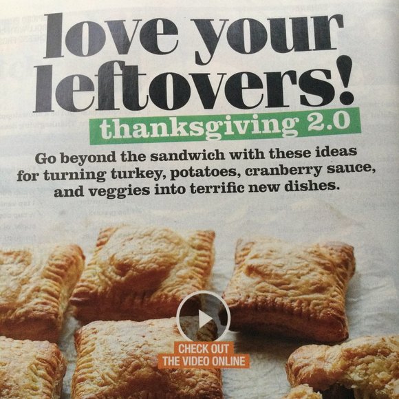 THANKSGIVING COOKBOOK HolidayRecipes +TurkeyPlaceCard Craft-SAVORY MAGAZINE 2017 - Picture 4 of 7